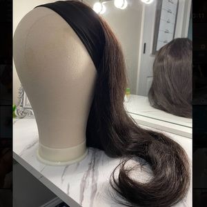 NATURAL COLOR HEADBAND WIG